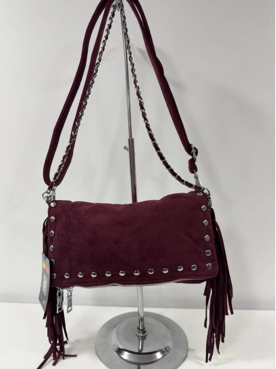 Bolso Flecos en Burdeos