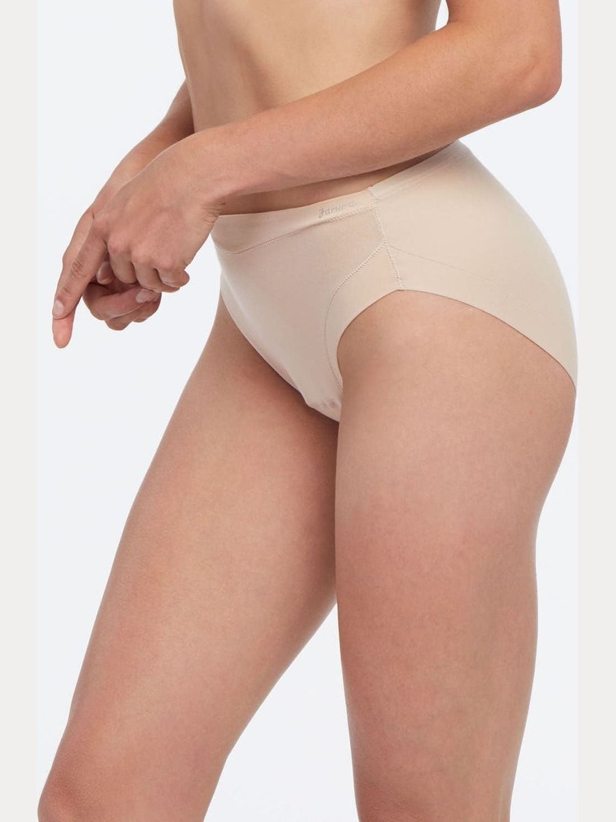 Braga midi de algodón con banda ancha 1031862 Janira en Nude
