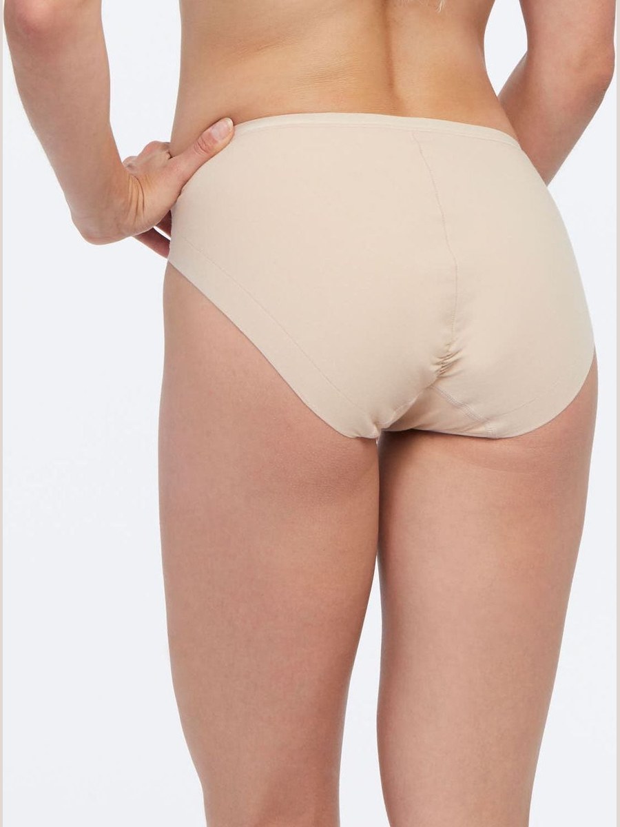 Braga midi de algodón con banda ancha 1031862 Janira en Nude