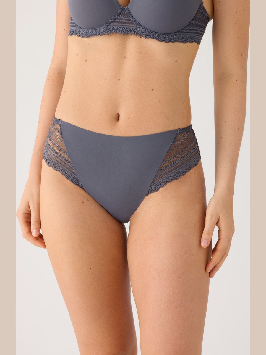 Braga midi de encaje Ysabel Mora 10857 en Gris oscuro