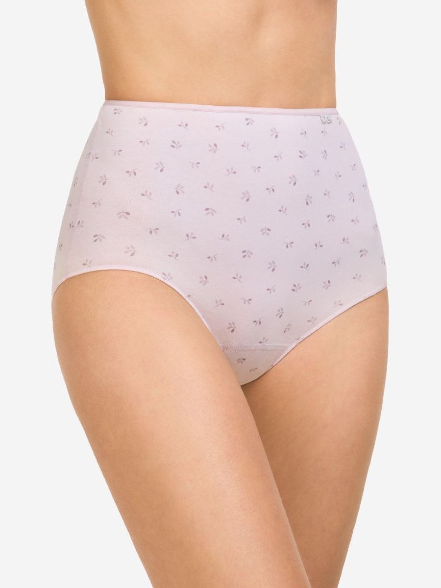Braguita clásica de algodón con florecitas Avet 31067 en Malva