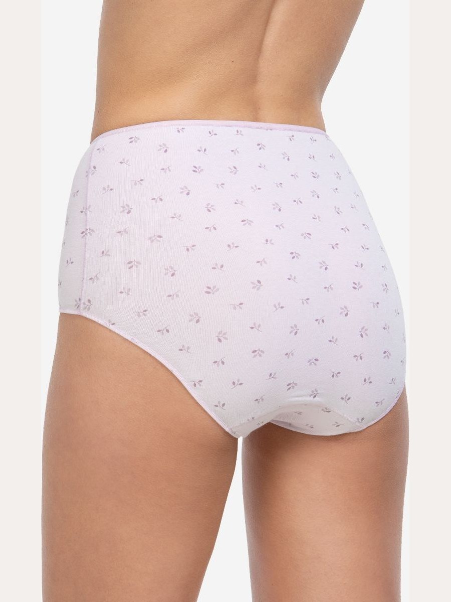 Braguita clásica de algodón con florecitas Avet 31067 en Malva
