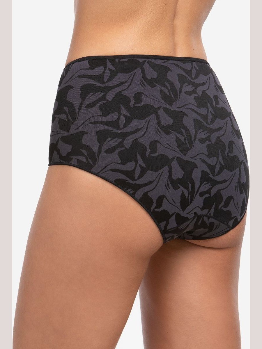 Braguita hipster de jacquard floral Avet 37063 en Negro