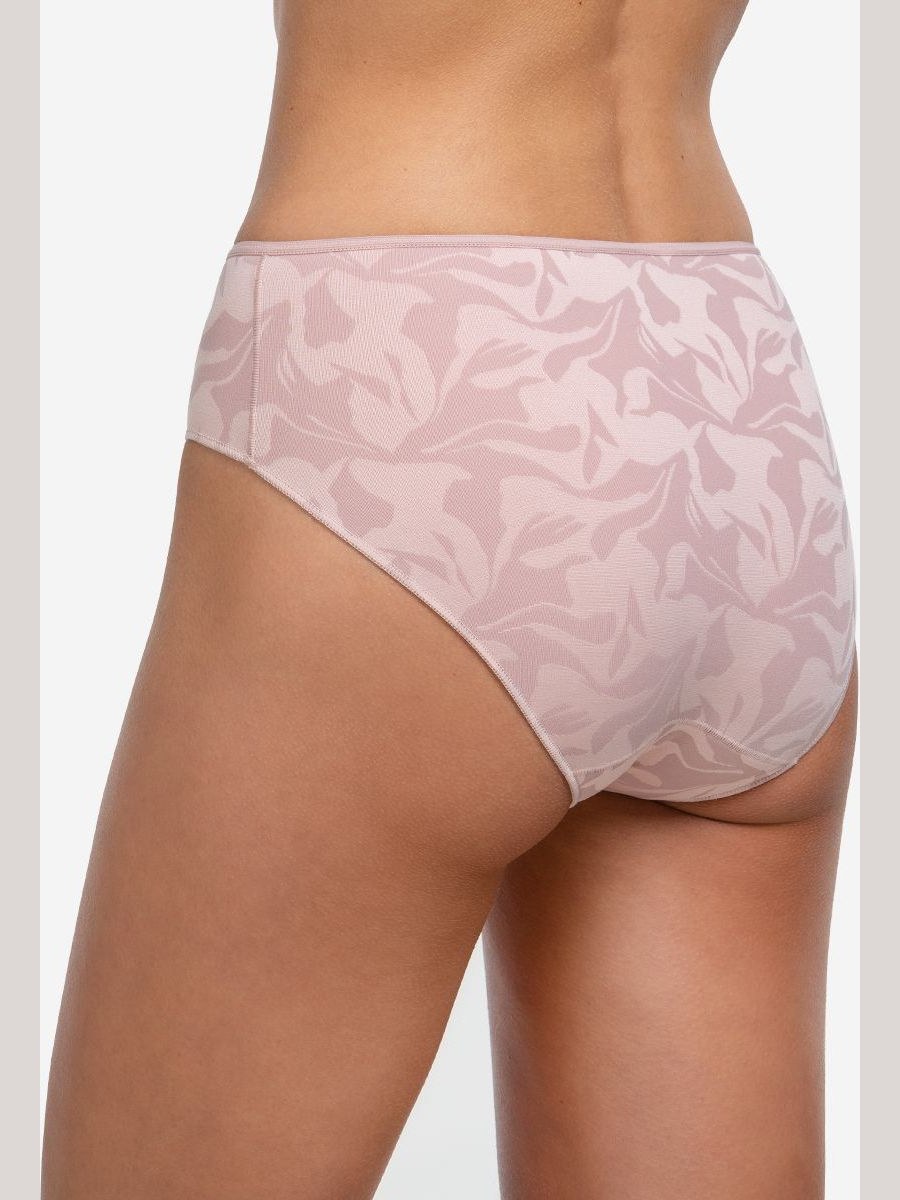 Braguita midi de jacquard floral Avet 32063 en Rosa