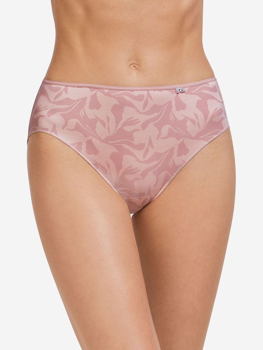 Braguita midi de jacquard floral Avet 32063 en Rosa