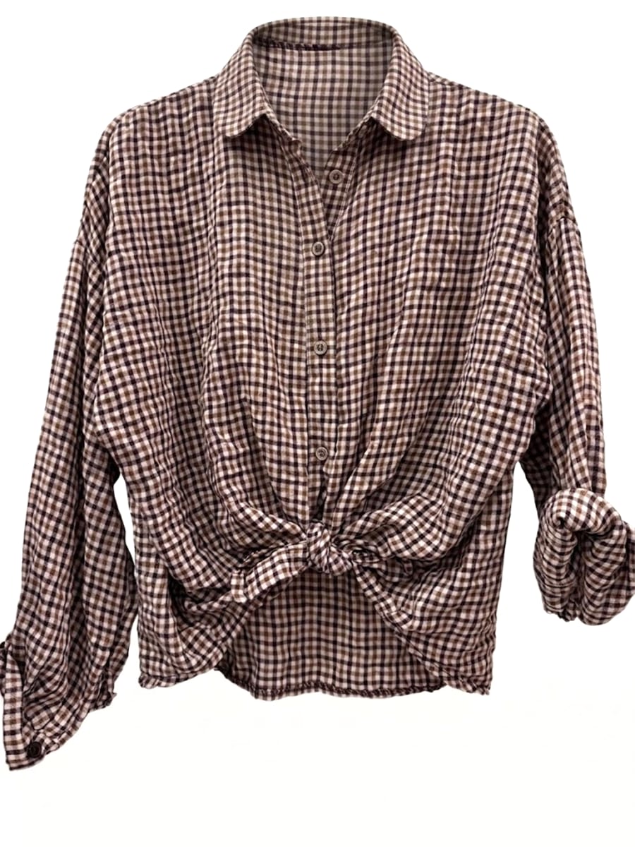 Camisa Dalia en granate