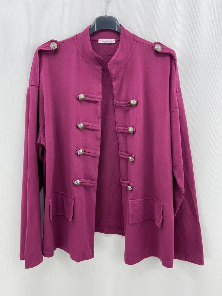 Chaqueta Galones en burdeos
