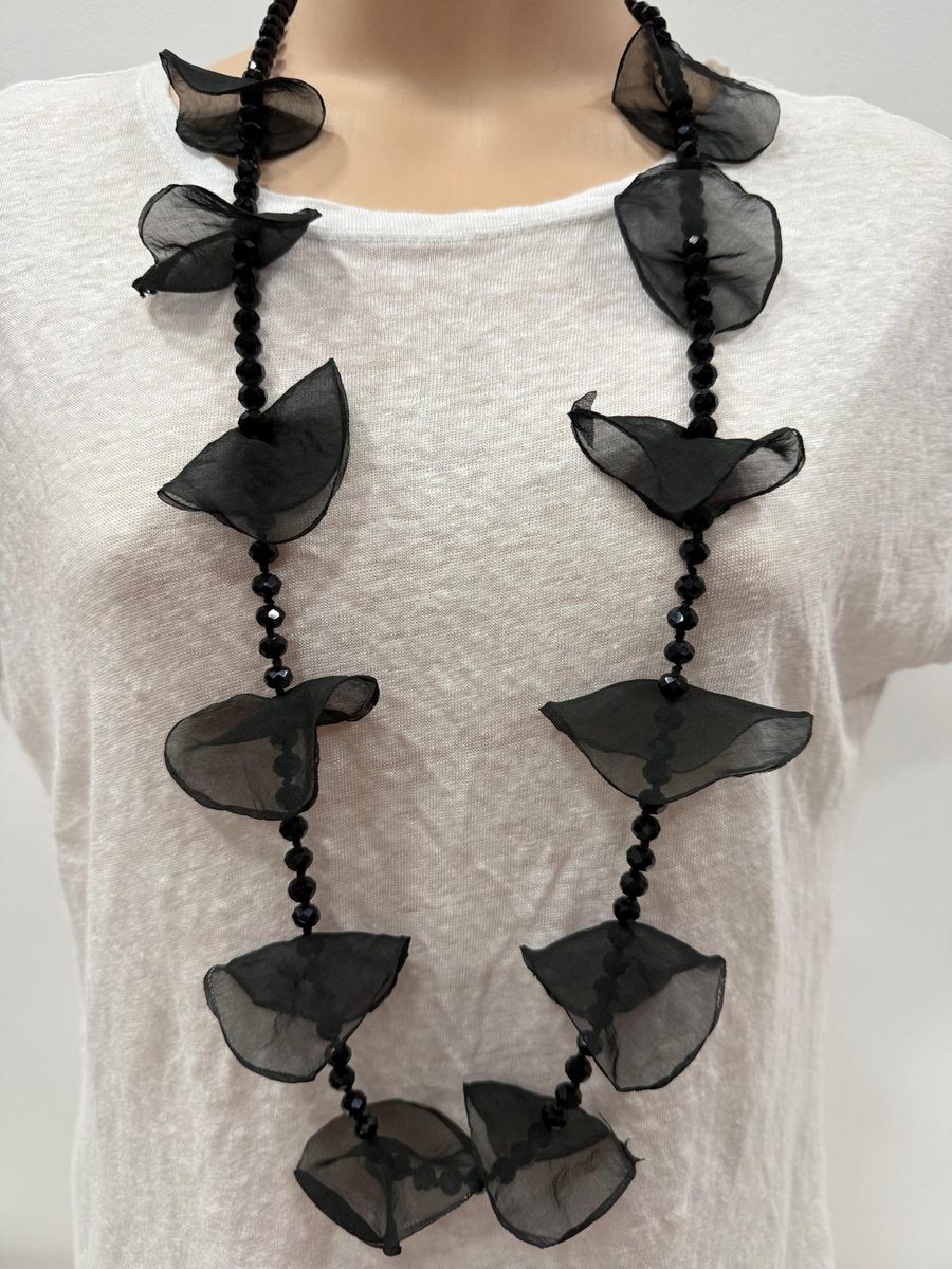 Collar Aros en Negro