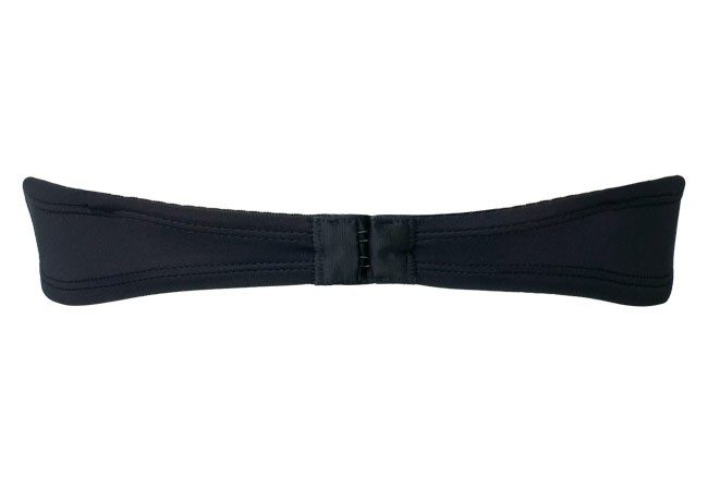 Sujetador sin tirantes de microfibra, con tirantes desmontables en Negro