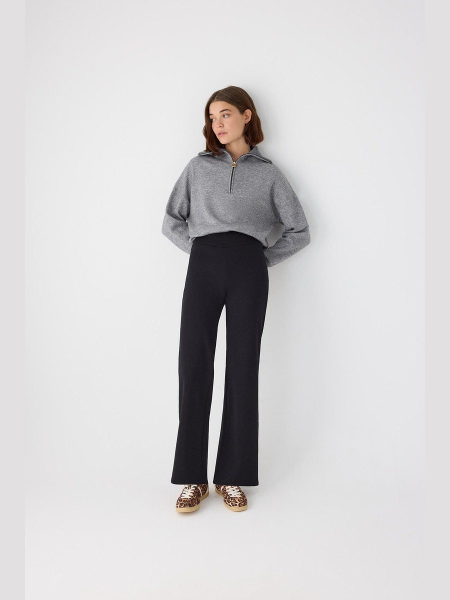 Leggings térmicos de pierna ancha 70471 Ysabel Mora en Negro