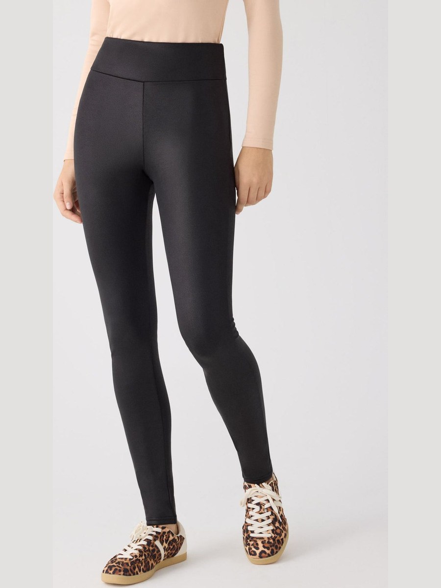 Leggings térmicos efecto piel 70482 Ysabel Mora en Negro