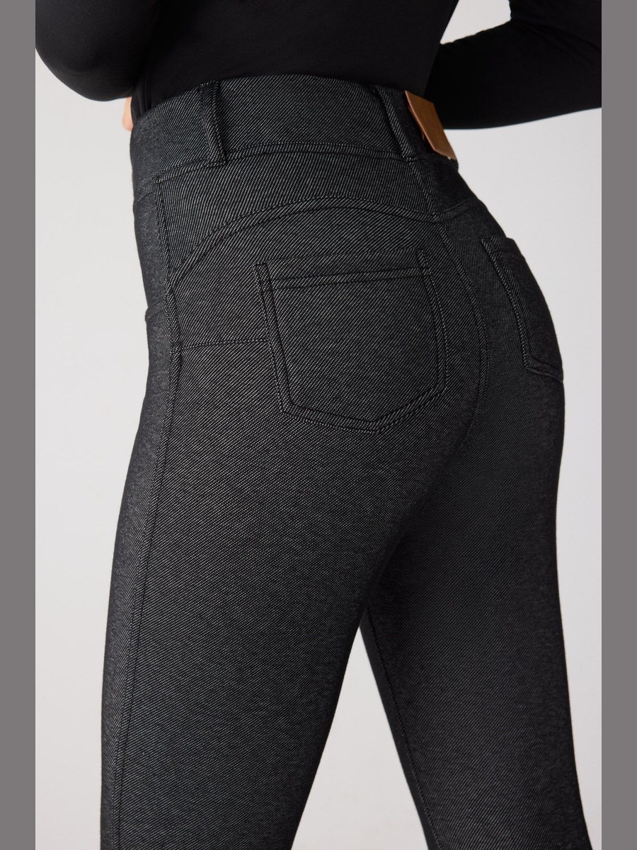 Leggings térmicos efecto vaquero push-up 70481 Ysabel Mora en Negro