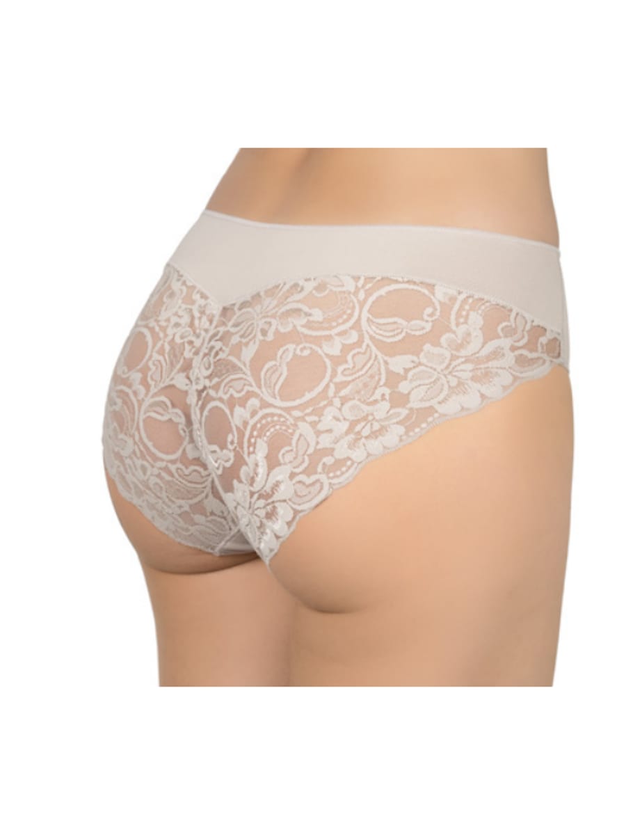 Pack de 2 bragas bikini Naiara 475 en tierra, por detrás