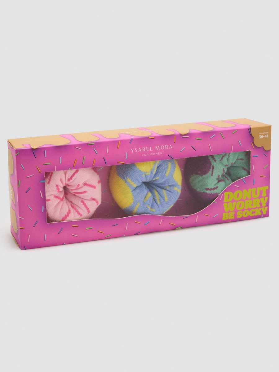 Pack de 3 calcetines donuts 12142