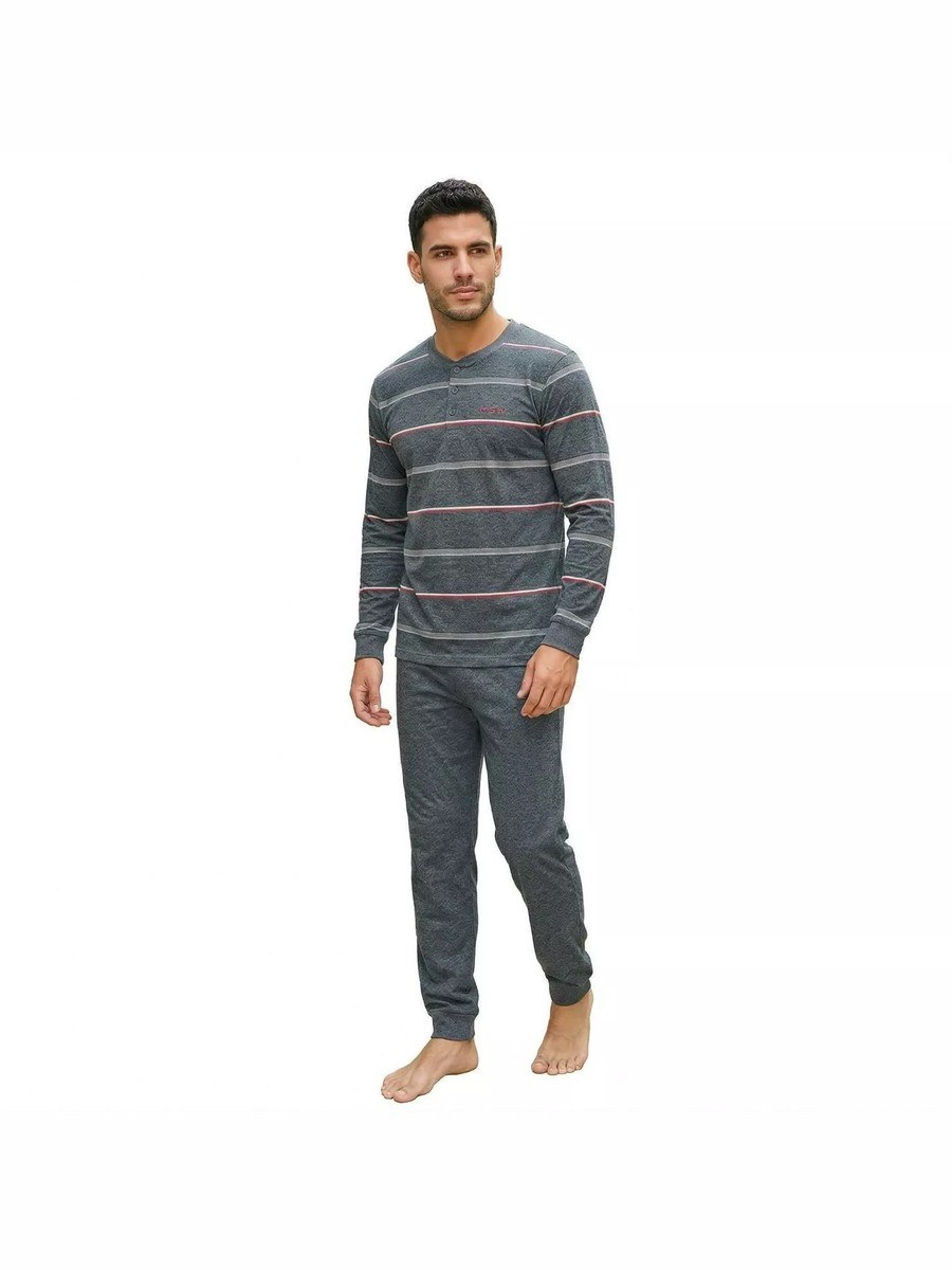 Pijama de hombre de algodón 265013 Muslher