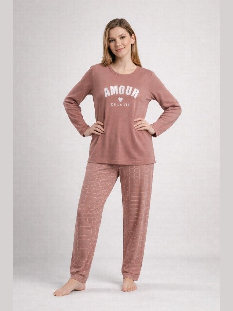 Pijama de mujer Amour de algodón 6620 Lin en Único