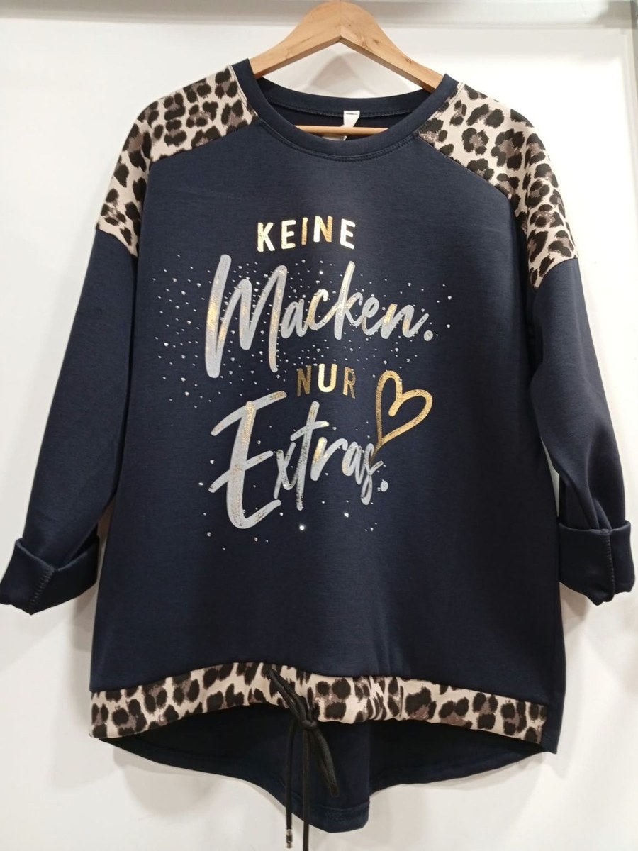Sudadera Keine Macken en Marino