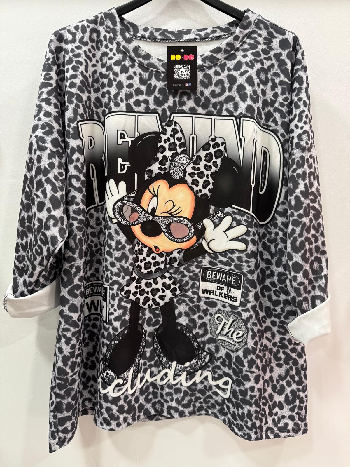 Sudadera Lia en Leopardo gris