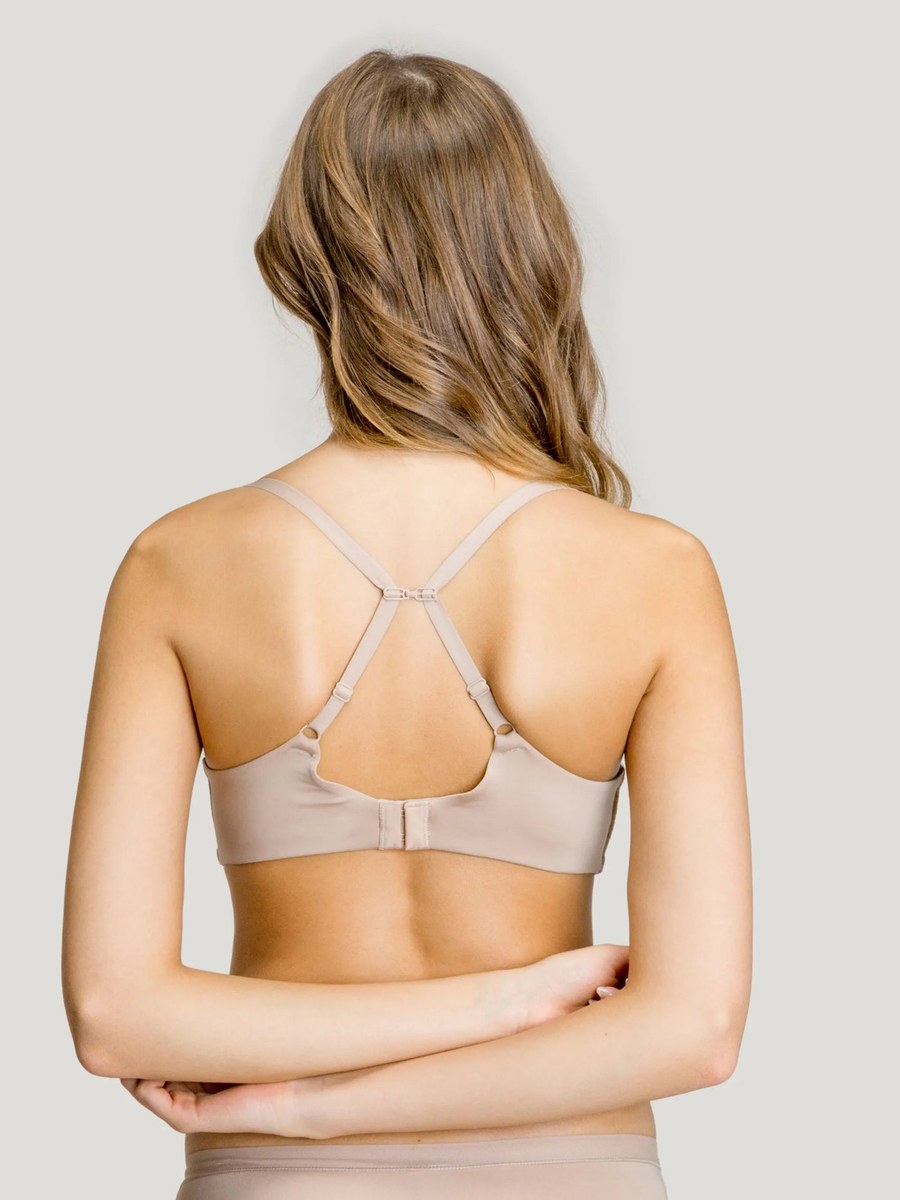 Sujetador con aros extraíbles y foam, copas B a E Gisela 1/0341 en Piel