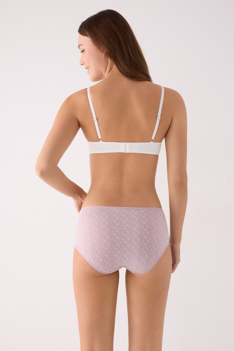 Pack de 2 bragas altas de algodón estampadas Ysabel Mora 19571 en Estampado
