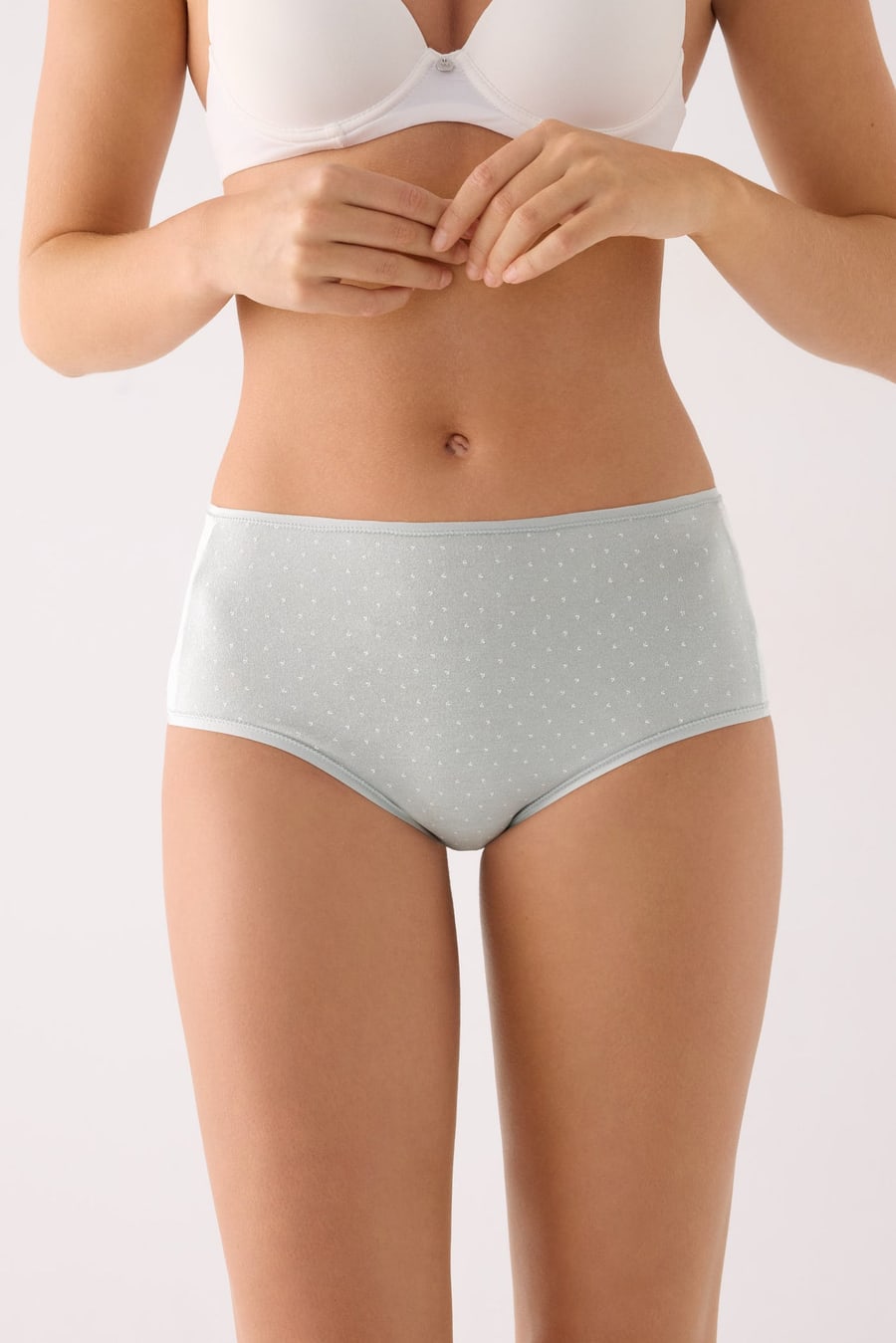 Pack de 2 bragas altas de algodón estampadas Ysabel Mora 19571 en Estampado